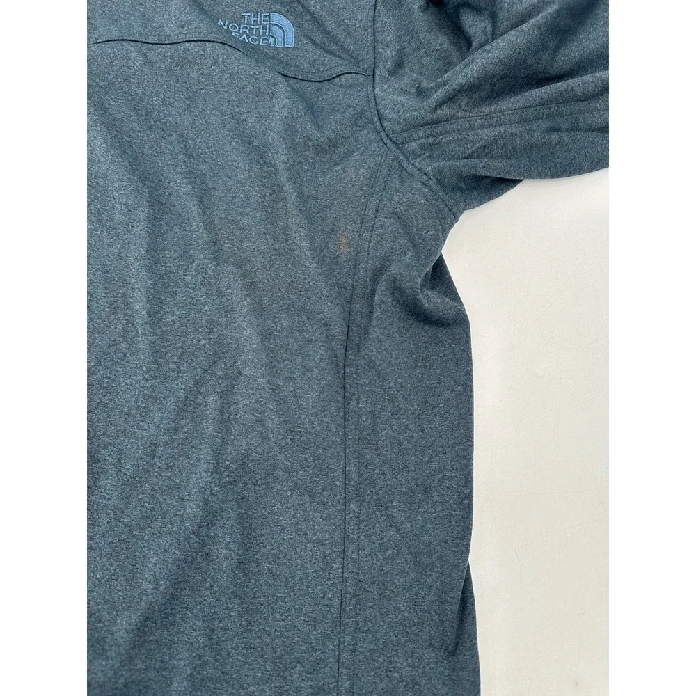 THE NORTH FACE Windwall Jacket Mens Medium Blue Heather Full Zip Stretch Outdoor